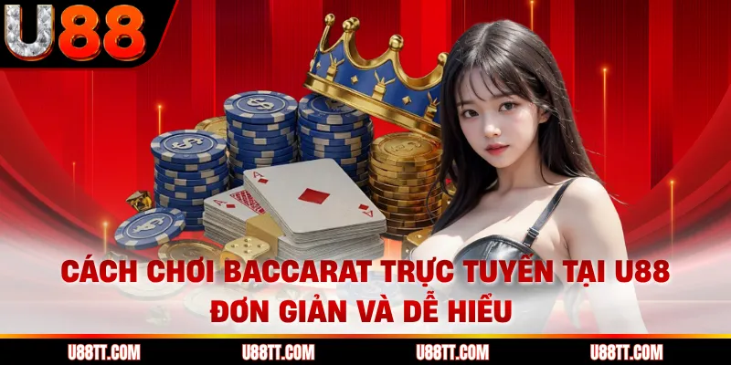 Cách chơi baccarat trực tuyến tại U88 đơn giản và dễ hiểu